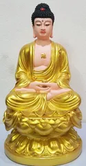 Tôn Tượng A Di Đà Ngồi cao 30cm - Tượng Phật Thờ Cúng A Di Đà Composite 843188