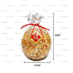 Túi Tiền Vàng Phong Thủy 01 Cao 12Cm