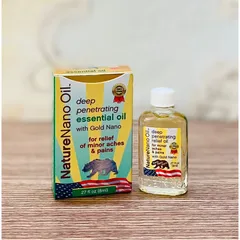 [Date 2029][Hỏa tốc]Dầu con Gấu Nature Nano Oil Nanogize của Mỹ/ dầu nóng con gấu  1 chai 8ml