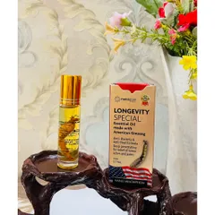 [Date 2029 chai 10ml] Dầu Sâm Nanogize Longevity Special Essential Oil Ginseng 10ml của Mỹ