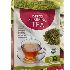 Trà super detox tea/ Detox Slimming tea của Mỹ / Trà thảo mộc Organic của Mỹ 1 gói 15 túi lọc nhỏ 30g