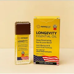 [Date mới, Hoả tốc] Dầu vàng Longevity Essential oil 21ml của Mỹ/ dầu nóng dạng lăn của Mỹ