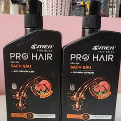 X-Men Dầu Gội Hỗ Trợ Sạch Gàu & Giúp Giảm Rụng For Boss Pro Hair 350g - 350g