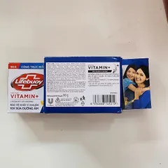Xà Bông Tắm Lifebuoy Thiên Nhiên 90g, Bảo Vệ Khỏi Vi Khuẩn 10X Sữa Dưỡng Ẩm