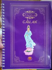 Vở chép kinh Cầu An in mờ(tặng 1 bút + 7 ngòi)