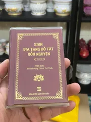 SỔ TAY Kinh Địa Tạng Bồ Tát Bổn Nguyện Mini Bìa Đỏ - HT40