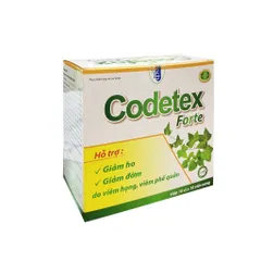 Codetex Forte Giảm ho, giảm đờm, thông thoáng mũi họng 100 viên vienn min tui