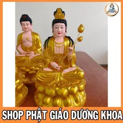 GIEO DUYÊN,  TÔN TƯỢNG MẸ ĐẠI THẾ CHÍ BỒ TÁT CAO 30CM GIÁ SĨ  DƯƠNG KHOA SHOP 0398-142-241