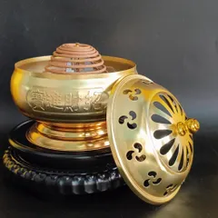 Lư Hứng Nhang Vòng,Khay Hứng Tàn Nhang có Nắp 15cm(Tiện lợi) - pt120