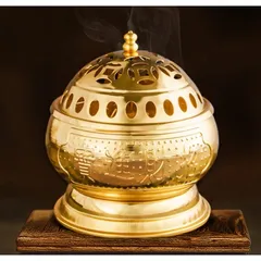 Lư Hứng Nhang Vòng,Khay Hứng Tàn Nhang có Nắp 15cm(Tiện lợi) - pt120