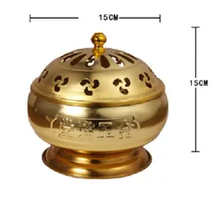 Lư Hứng Nhang Vòng,Khay Hứng Tàn Nhang có Nắp 15cm(Tiện lợi) - pt120