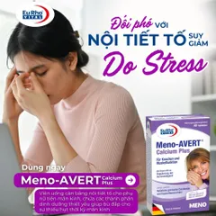 MENO-AVERT CALCIUM PLUS - Viên uống Hỗ trợ sức khỏe xương & nội tiết nữ - Hộp 45 viên - Pháp