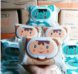 10 GÓI KHĂN ƯỚT AN TOÀN CHO BÉ DR.HIẾU 165G  DƯƠNG KHOA SHOP