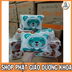 10 GÓI KHĂN ƯỚT AN TOÀN CHO BÉ DR.HIẾU 165G  DƯƠNG KHOA SHOP