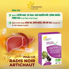 RADIS NOIR-ARTICHAUT BIO - Viên uống giải độc gan, Tăng cường chức năng gan – Hộp 30 viên - Pháp