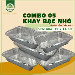 Khay bạc xông thảo mộc tiện lợi gọn nhẹ