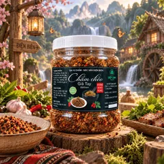 Chẩm Chéo Giã Tay Gia Vị Mắc Khén,Hạt Dổi - Đặc Sản Tây Bắc - 250G