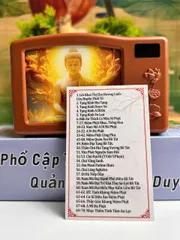 Máy Tụng Kinh Địa Tạng Trọn Bộ Có Hình Phật Thích Ca Ghim Điện Trực Tiếp