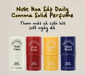 Nước Hoa Sáp Daily Comma Solid Perfume Hương Thơm Tươi Mát Dịu Nhẹ Hàn Quốc Hộp 4,7g [hàng nhập khẩu full vat]