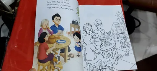 Tập Tô Màu,Tập Viết và Thực Hành đạo làm con cực hay