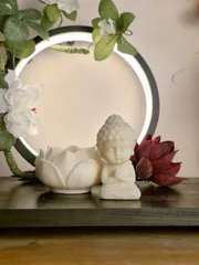 Tượng Bổn Sư Mini Đế Sen 9cm cực đẹp
