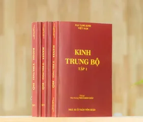 TRỌN BỘ KINH trung bộ 3 QUYỂN -  THÍCH MINH CHÂU (bìa mới) cực hay