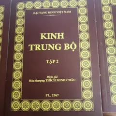 TRỌN BỘ KINH trung bộ 3 QUYỂN -  THÍCH MINH CHÂU (bìa mới) cực hay