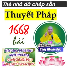 TN97 - Thẻ Nhớ 16G Chép Sẵn 1668 Bài Thuyết Pháp Thầy Thích Nhuận Đức cực hay