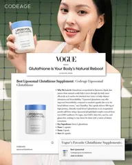 Liposomal Glutathione Codeage 500mg - Hỗ trợ thải độc gan, chống oxy hóa, cải thiện làn da sáng khỏe và đều màu