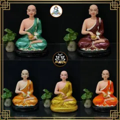TƯỢNG PHẬT_TƯỢNG NGÀI THÁNH TĂNG TÀI LỘC SIVALI CAO 21CM NHIỀU MÀU GIÁ TỐT cực đẹp