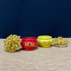 Hũ Gạo Muối Đậu Để Ban Tài Lộc, Màu Sắc Tươi Chuẩn Đẹp Hàng Loại 1 cực đẹp