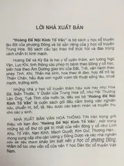 SỔ TAY Sách Hoàng Đế Nội Kinh Tố Vấn – Nguyễn Tử Siêu
