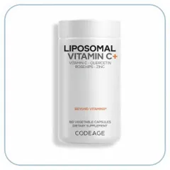Viên uống hỗ trợ chống oxy hóa, hỗ trợ dưỡng sáng da CodeAge Liposomal Vitamin C 180 Viên