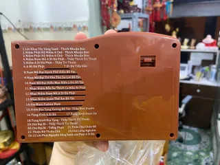 Máy tụng kinh Địa Tạng 24 bài kèm dây cắm trực tiếp