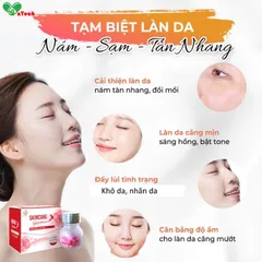 Viên uống trắng da Best Life SkinCare Glutathione ngăn ngừa lão hoá làm trắng da mờ nám tàn nhang hộp 30 viên