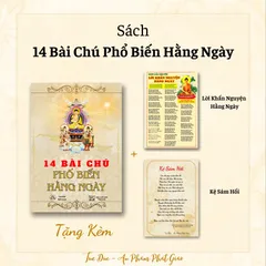 Sổ tay Sách 14 Bài Chú Phổ Biến Hằng Ngày cực hay