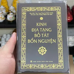 SỔ TAY Kinh Địa Tạng bìa ép kim size mini MĐ39 cực hay