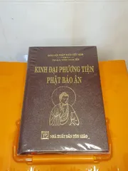 SỔ TAY Kinh Đại Phương Tiện Phật Báo Ân bìa da MĐ63 cực hay