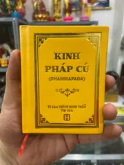 Kinh Pháp Cú mini bìa vàng