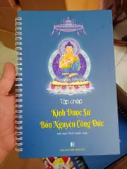Vở chép kinh Dược Sư in mờ bìa cứng cực đẹp dương khoa shop