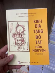 Kinh Địa Tạng Bồ Tát Bổn Nguyện Bổn Nguyện bìa mỏng cực đẹp