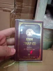 Kinh Pháp Cú size mini cầm tay bìa nâu