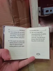 Kinh Pháp Cú size mini cầm tay bìa nâu