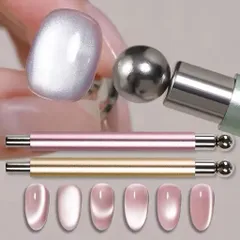 [ Mẫu mới ] Nam châm mắt mèo hai đầu kèm bi tròn phiên bản nâng cấp lực hút siêu mạnh - Nam châm mắt mèo mẫu HO.T