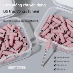 Bộ 50 Giấy Nhám Hồng Chia Ngăn Size 120/240 Phiên Bản Nâng Cấp Độ Bền Gấp 2 Lần Giúp Bộ Nail Gel Siêu Bền Chính Hãng