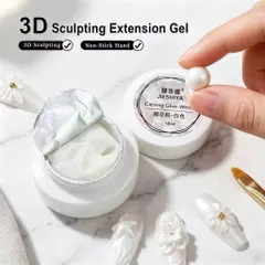 [ HOT ] Gel Khô Nặn Hoa Nổi - Hình Nổi JIESHIYA Cao Cấp Siêu Dẻo Không Dính Tay hũ To 18ML CHÍNH HÃNG [ TÚ ANH NAIL ]