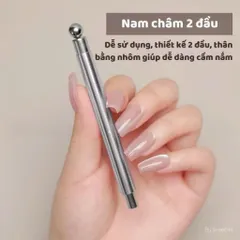 [ Mẫu mới ] Nam châm mắt mèo hai đầu kèm bi tròn phiên bản nâng cấp lực hút siêu mạnh - Nam châm mắt mèo mẫu HO.T