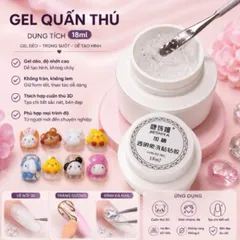[ HOT ] Gel Khô Nặn Hoa Nổi - Hình Nổi JIESHIYA Cao Cấp Siêu Dẻo Không Dính Tay hũ To 18ML CHÍNH HÃNG [ TÚ ANH NAIL ]