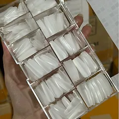 Móng úp HSM phom Thang nhám sẵn chuẩn xịn hộp 500 móng ( CHÍNH HÃNG )