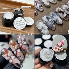 Gel nặn hoa nổi không dính tay - Gel khô nặn hoa nổi tạo hình nổi siêu dẻo hũ to 30g ( HOT )